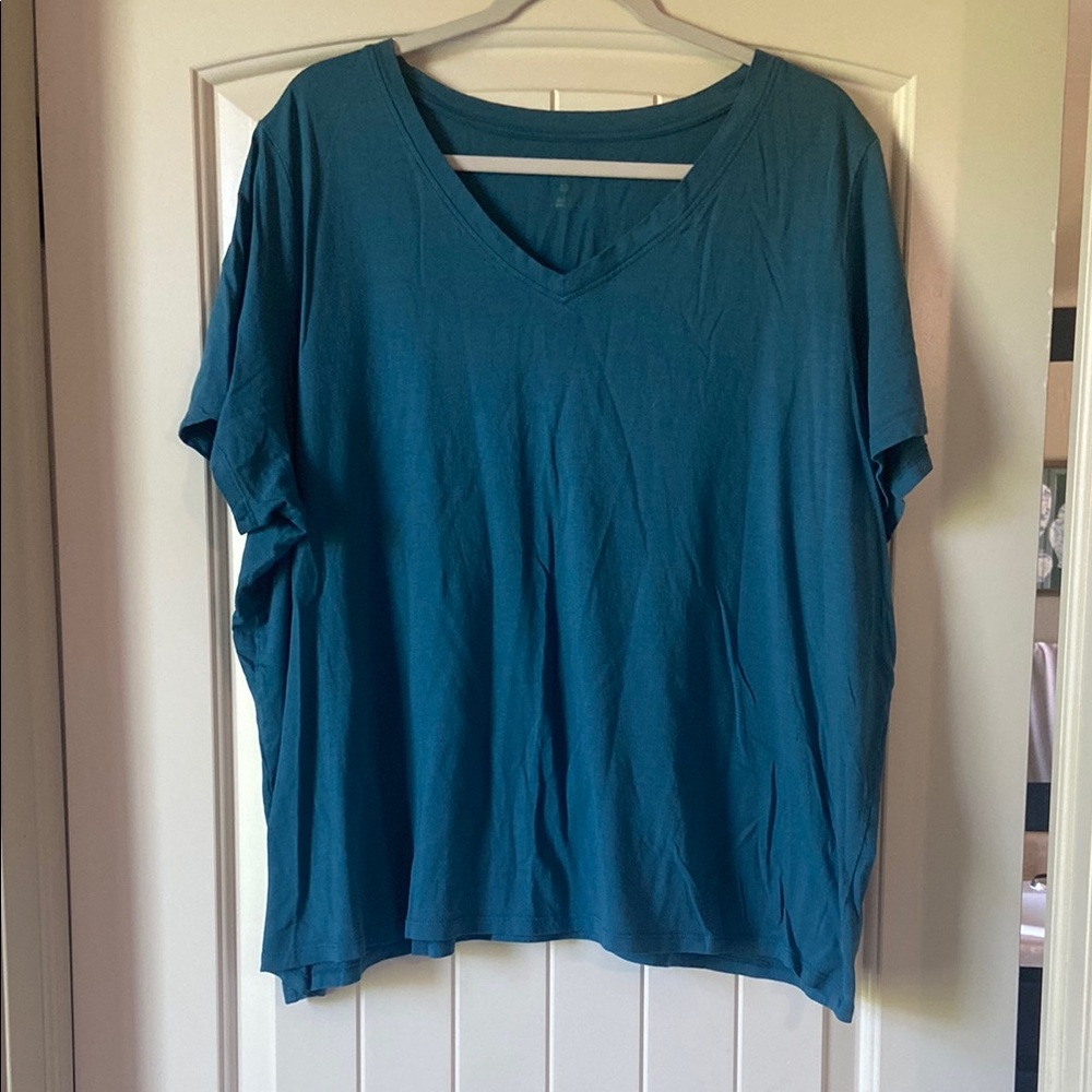 💙2/$5 Dip V Neck T Shirt